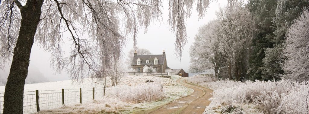 Property in the snow