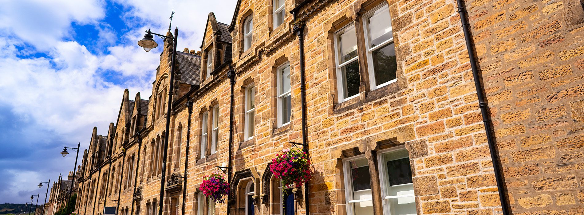 Row of town houses